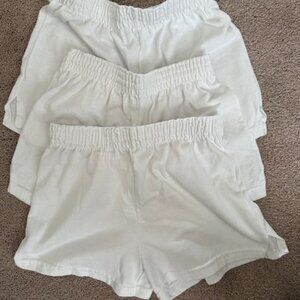 Soffe cheer shorts youth medium (3 pairs)